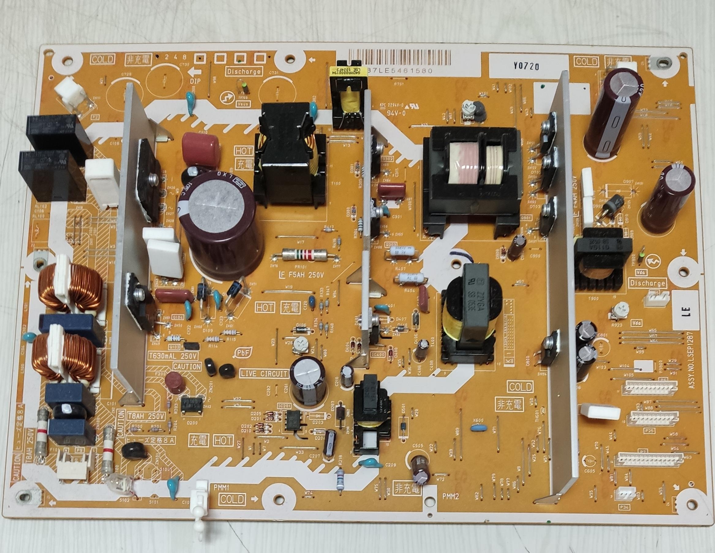 LSJB1287-22 MODULO DE ALIMENTACIÓN 87LE5461580 para TV PANASONIC TX-P42C2E POWER